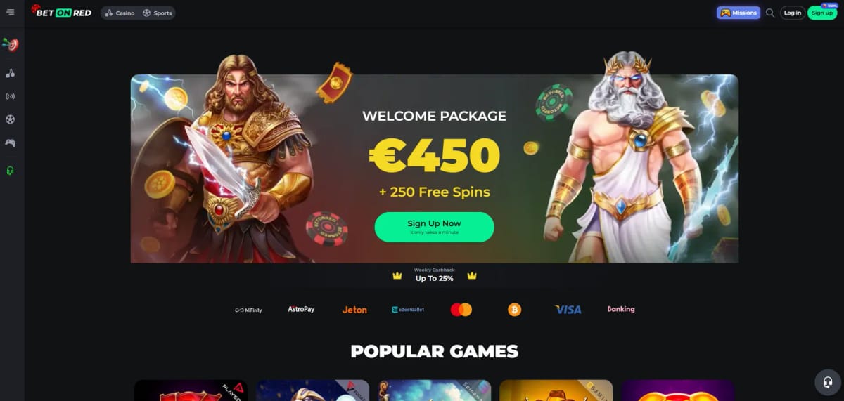 BetOnRed welkomstbonus, speel bewust